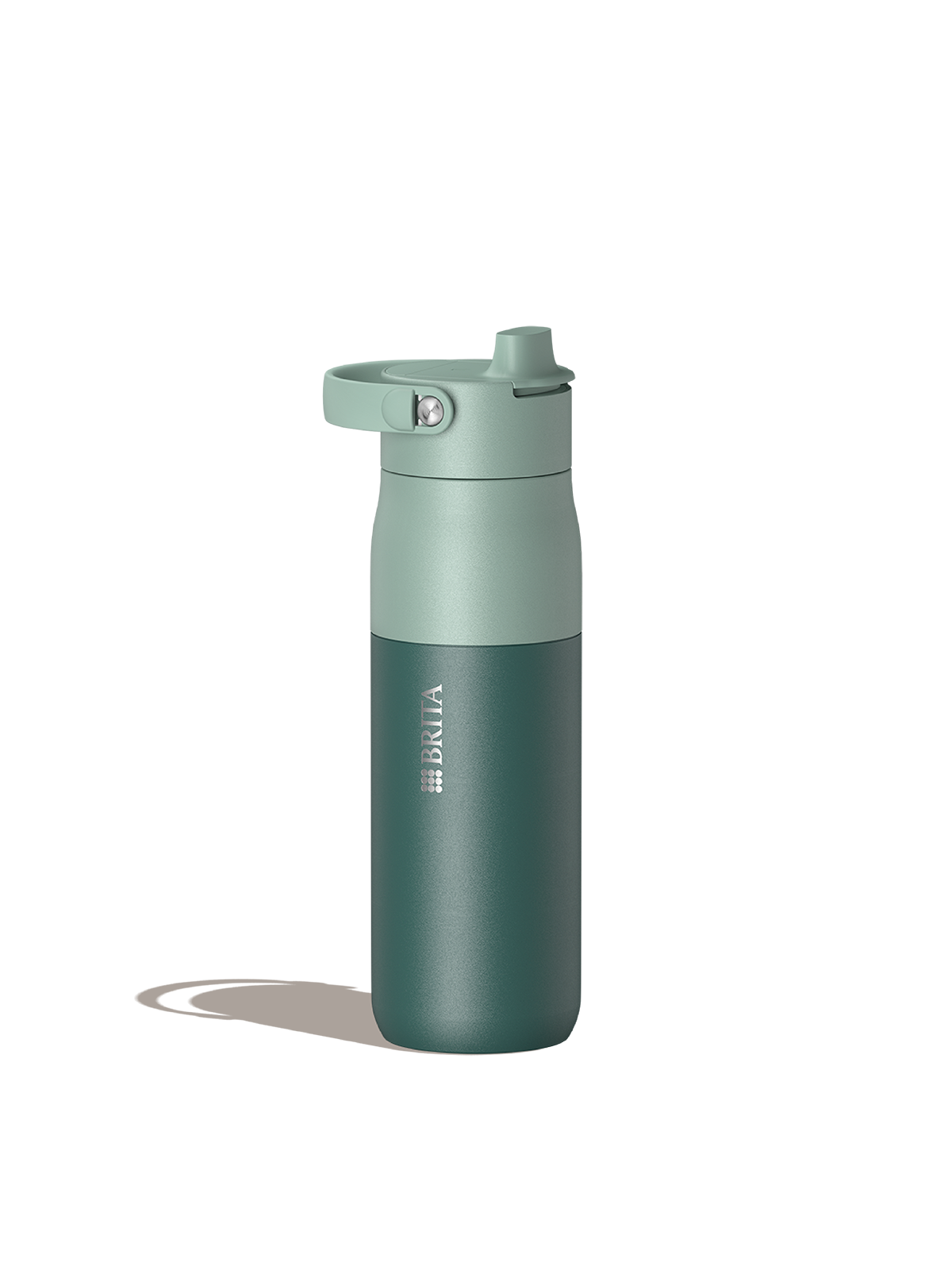 BRITA LARQ Essential Bottle in green, 680 ml.