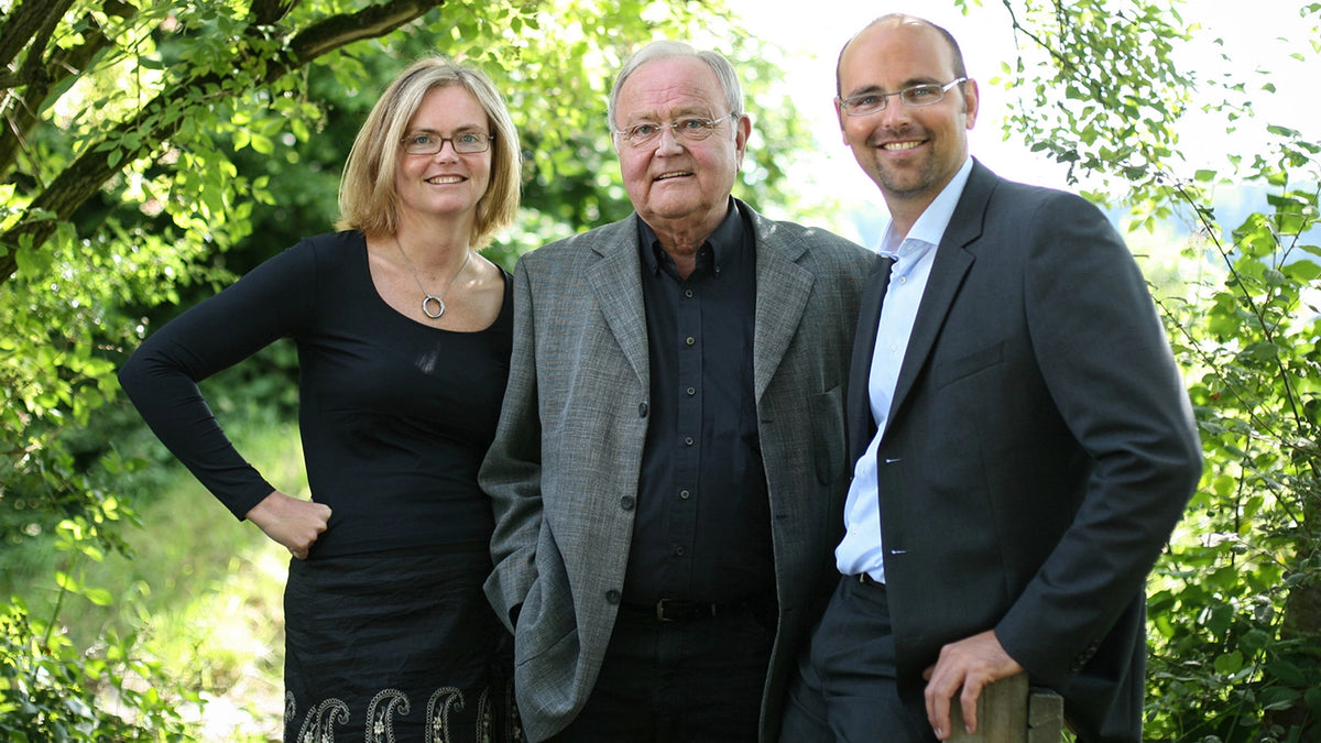 Father, daughter and son of the BRITA founding family Hankammer