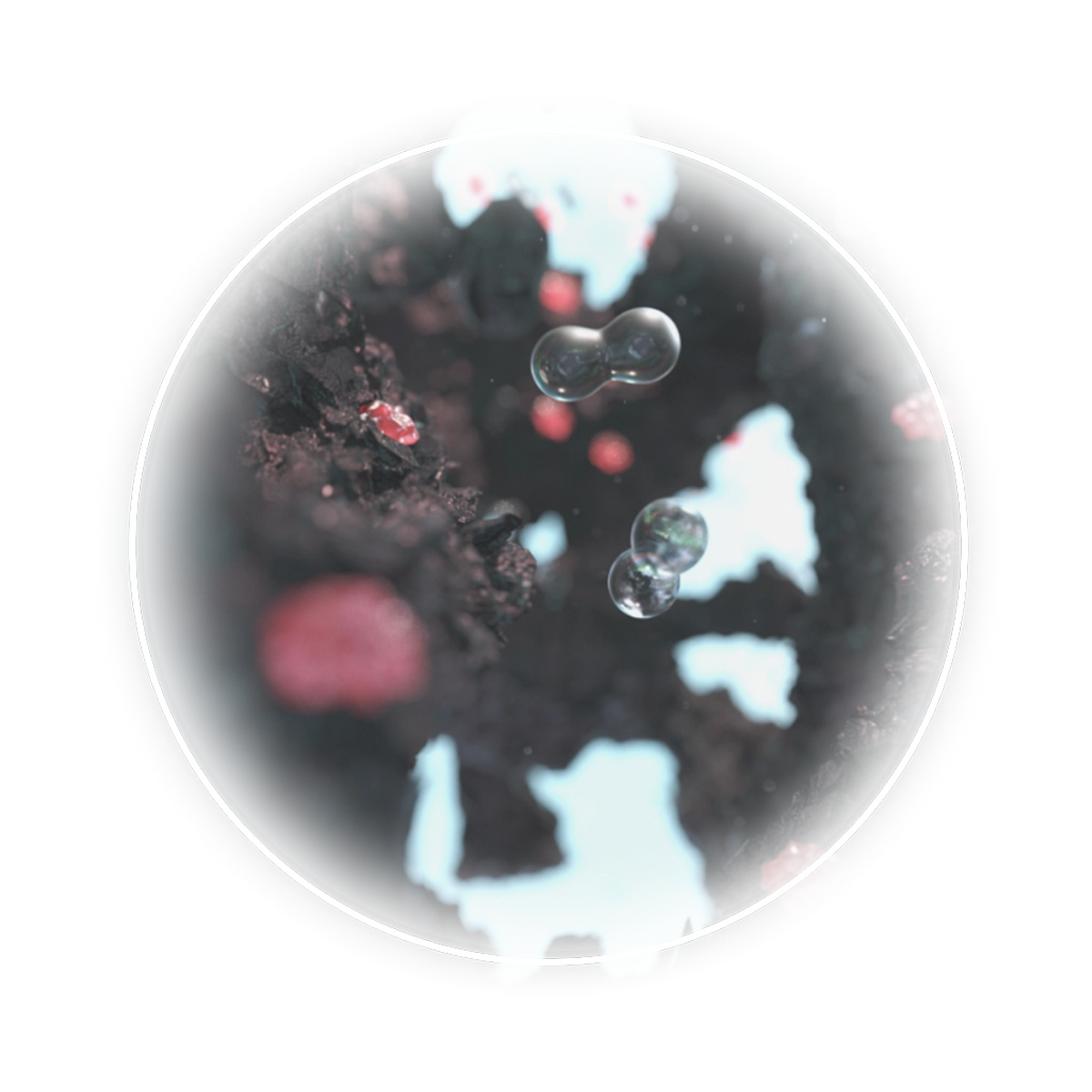 Illustration of BRITA P 3000 activated carbon filtration media