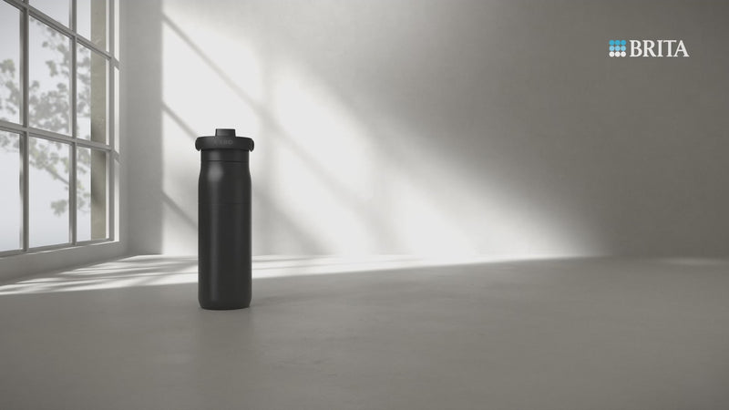 BRITA LARQ iQ water bottle shown from multiple angles